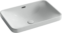 Умывальник прямоугольный встраиваемый сверху в столешницу Element 605*415*185мм