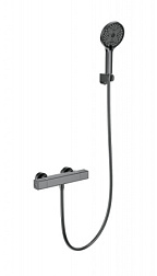 Смеситель для душа с термостатом WONZON & WOGHAND, Темный графит (WW-B2016-A-BGG)