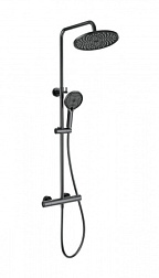 Душевая система с термостатом WONZON & WOGHAND, Темный графит (WW-B3013-T1-BGG)