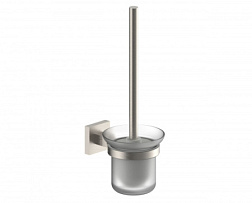 Туалетный ершик в комплекте WONZON & WOGHAND, Брашированный никель (WW-8919-BN)