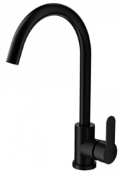 Смеситель для кухни WONZON & WOGHAND, Черный матовый (WW-AE4554-MB)