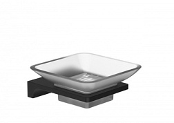 Мыльница с держателем WONZON & WOGHAND, Черный (WW-9122-BL)