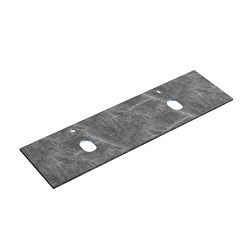 Столешница для ванной комнаты из керамогранита SANCOS Black Sky 1600х460 c отверстием под смеситель,