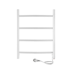 Полотенцесушитель Line б/п (electro) 50/40 (скр.монтаж, унив.подкл.R/L, Белый матовый) INDIGO