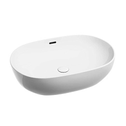 Умывальник чаша накладная овальная со сливом переливом Element 610*420*155мм