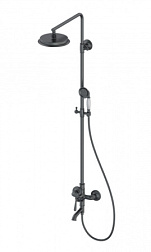 Душевая система WONZON & WOGHAND, Темный графит (WW-88739008-BGM)