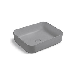 Раковина керамическая Vincea VBS-105MG, 500*410*130, накладная, цвет матовый серый, , шт