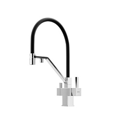 Смеситель для кухни SANCOS Loro с гибким изливом и возможностью подключения фильтра для воды, цвет х