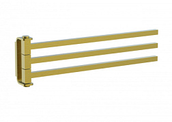 Полотенцедержатель поворотный WONZON & WOGHAND, Брашированное золото (WW-8341-BG)