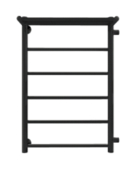 Полотенцесушитель Line с/п (н.р.1") 70/40 м/о 60 бок.подкл.справа (к-2, Черный муар) INDIGO