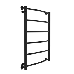 Полотенцесушитель Arc б/п (н.р.1") 70/40 м/о 60 бок.подкл. (к-2, Черный муар) INDIGO