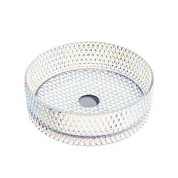 Умывальник чаша накладная круглая (цвет неон) Cristal 360*360*112мм