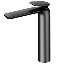 AQM6514GM Como Смеситель для раковины однорычажный, Gun metal