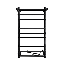 Полотенцесушитель Brace Lux с/п (electro) 70/40 (таймер, скр.монтаж, унив.подкл.R/L, Черный муар) IN
