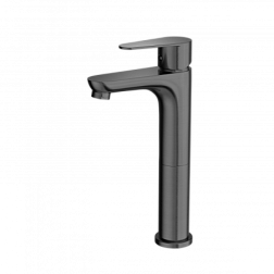 Смеситель для раковины высокий WONZON & WOGHAND, Темный графит (WW-A40232-BGG)