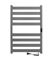 Полотенцесушитель Oktava Slim 5 (electro) 80/50 (таймер, скр.монтаж, унив.подкл.R/L, Magnetic Grey) 