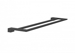 Полотенцедержатель двойной WONZON & WOGHAND, Темный графит (WW-9111-GM)