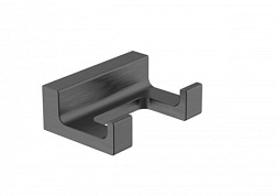 Двойной крючок для ванной WONZON & WOGHAND, Темный графит (WW-9125-GM)