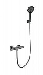 Смеситель для душа с термостатом WONZON & WOGHAND, Темный графит (WW-B2003-A-BGG)