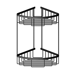 Полка угловая двойная Timo Saona (13082/03) черный