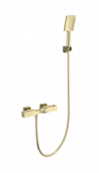Смеситель для душа с термостатом WONZON & WOGHAND, Брашированное золото (WW-B2025-A-BG)