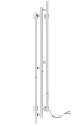 Полотенцесушитель Sky PRO (electro) 150/17 (таймер, скрытый провод справа, Белый матовый) INDIGO