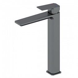 Смеситель для раковины высокий WONZON & WOGHAND, Темный графит (WW-88239011-BGM)