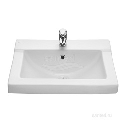 Умывальник Орион с переливом белый