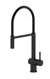 Смеситель для кухни с гибким изливом WONZON & WOGHAND, Черный матовый (WW-88438003-MB)