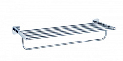 Полотенцедержатель с полкой WONZON & WOGHAND, Хром (WW-6681)