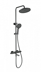 Душевая система с термостатом WONZON & WOGHAND, Темный графит (WW-B3046-A1-BGG)