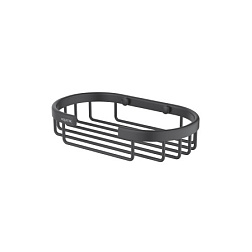 AQ4956MB мыльница решетка, матовый черный