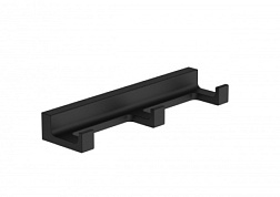 Вешалка с 3 крючками для ванной WONZON & WOGHAND, Черный (WW-9135-BL)