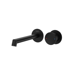 E5508 Смеситель для раковины настенный Arte черный TESKA