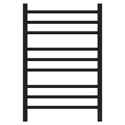 Полотенцесушитель электрический Point Вега PN71858B П9 500x800, диммер справа, черный