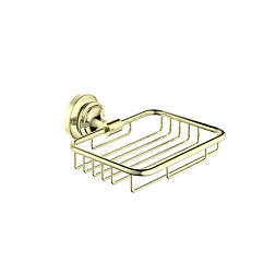 AQ4533PG КЛАССИК мыльница решетка, полир. золото