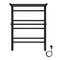 Альфа П7 500х700 электрический (quick touch) Полотенцесушитель Aquatek (черный муар)