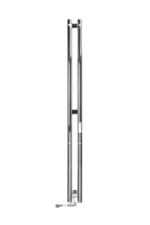 Полотенцесушитель Style (electro) 120/10 (скр.монтаж, унив.подкл.R/L, Полиров.) INDIGO