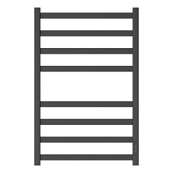 Полотенцесушитель электрический Point Меркурий PN83858B П8 500x800, диммер справа, черный