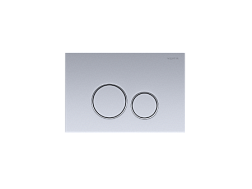 KDI-0000019 (005C) Панель смыва Хром матовая ободок хром (клавиши круглые)