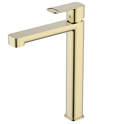 AQM6614BG Parma Смеситель для раковины однорычажный, Brushed gold