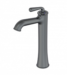 Смеситель для раковины высокий WONZON & WOGHAND, Темный графит (WW-88239008-BGM)