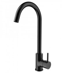 Смеситель для кухни WONZON & WOGHAND, Черный матовый (WW-A21102-MB)