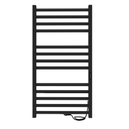 Полотенцесушитель Attic Romb (electro) 100/50 (таймер, скр.монтаж, унив.подкл.R/L, Черный муар) INDI