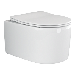 Подвесной унитаз Moments Rimless, глубокий смыв, с крепежом для полностью скрытого монтажа,  ультрат