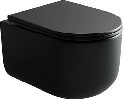 Подвесной унитаз Ulma Rimless, глубокий смыв, с крепежом для полностью скрытого монтажа, ультратонки