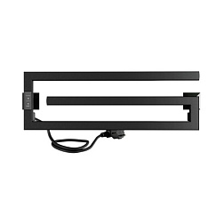 Полотенцесушитель Sigma (electro) 20/60 (таймер, скр.монтаж, унив.подкл.R/L, Черный муар) INDIGO