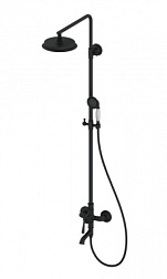 Душевая система WONZON & WOGHAND, Черный матовый (WW-88739008-MB)