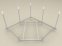 Сборный каркас к ванне Ума (шпильки)