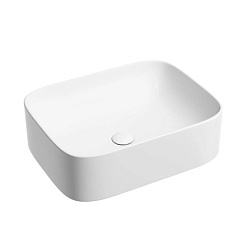 Умывальник чаша накладная прямоугольная (цвет Белый Матовый) Element 505*380*150мм